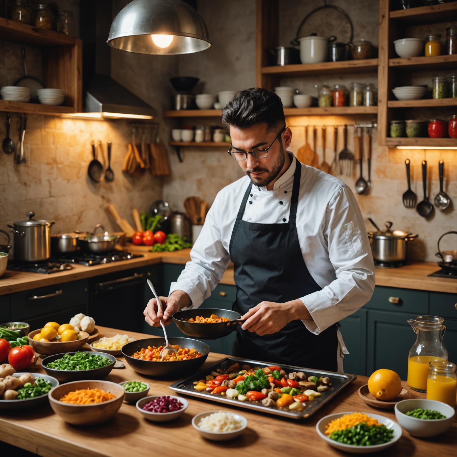 Learner experiencing cultural immersion through online study and media